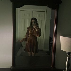 Weird Francesca’s brown dress